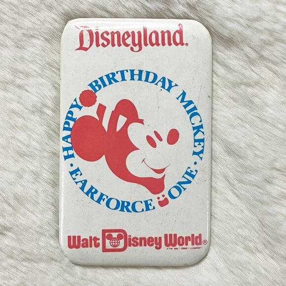Disney Jewelry - 🔮 5/$25 Vintage Disney Parks Happy Birthday Mickey Earforce One‎ Pin